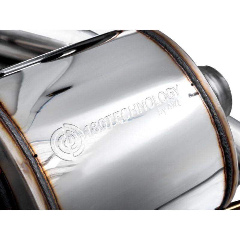 AWE Tuning 19-23 Audi C8 S6/S7 2.9T V6 AWD Touring Edition Exhaust - Diamond Black Tips - The Coin Has A Say