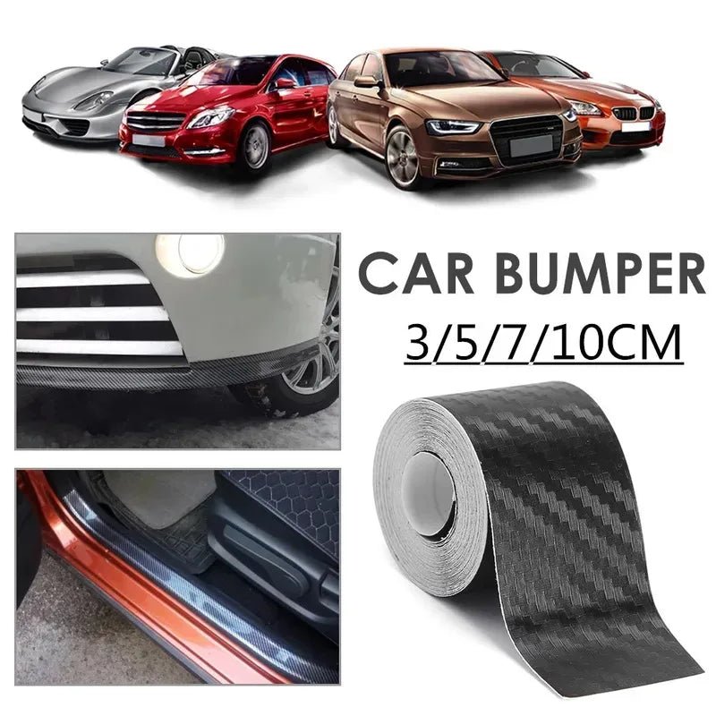 1-5m Nano Carbon Fiber Car Tape Sticker Door Mirror Paste Protector Strip DIY Protection Protective Film Waterproof Adhesive - The Coin Has A Say