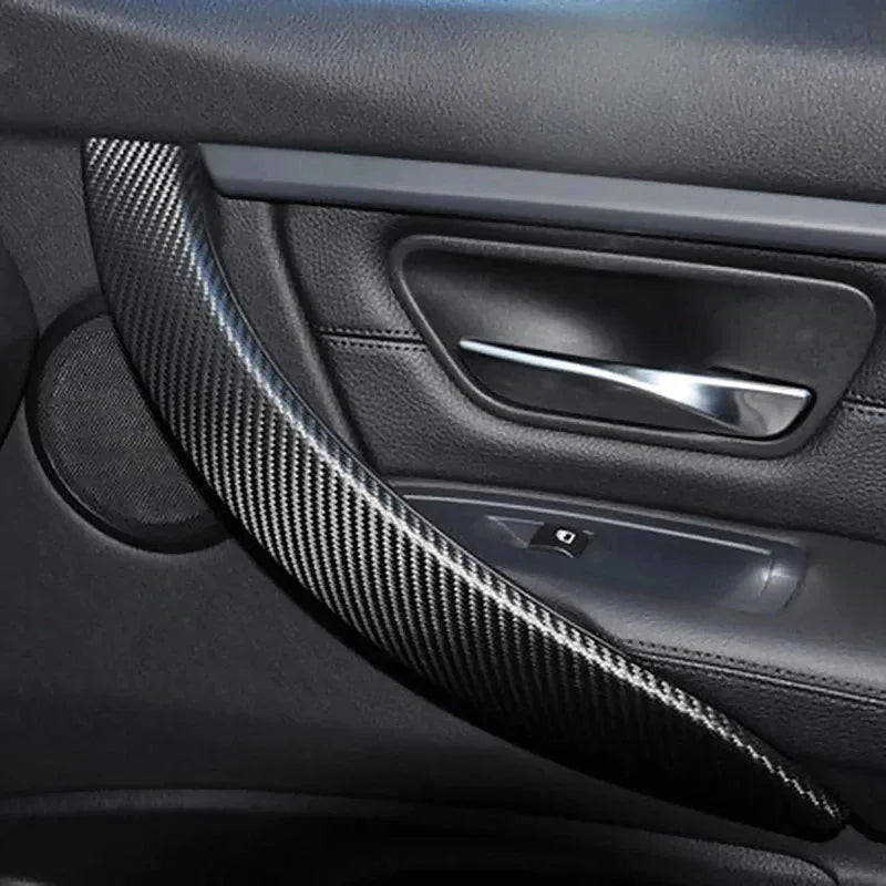 1-5m Nano Carbon Fiber Car Tape Sticker Door Mirror Paste Protector Strip DIY Protection Protective Film Waterproof Adhesive - The Coin Has A Say