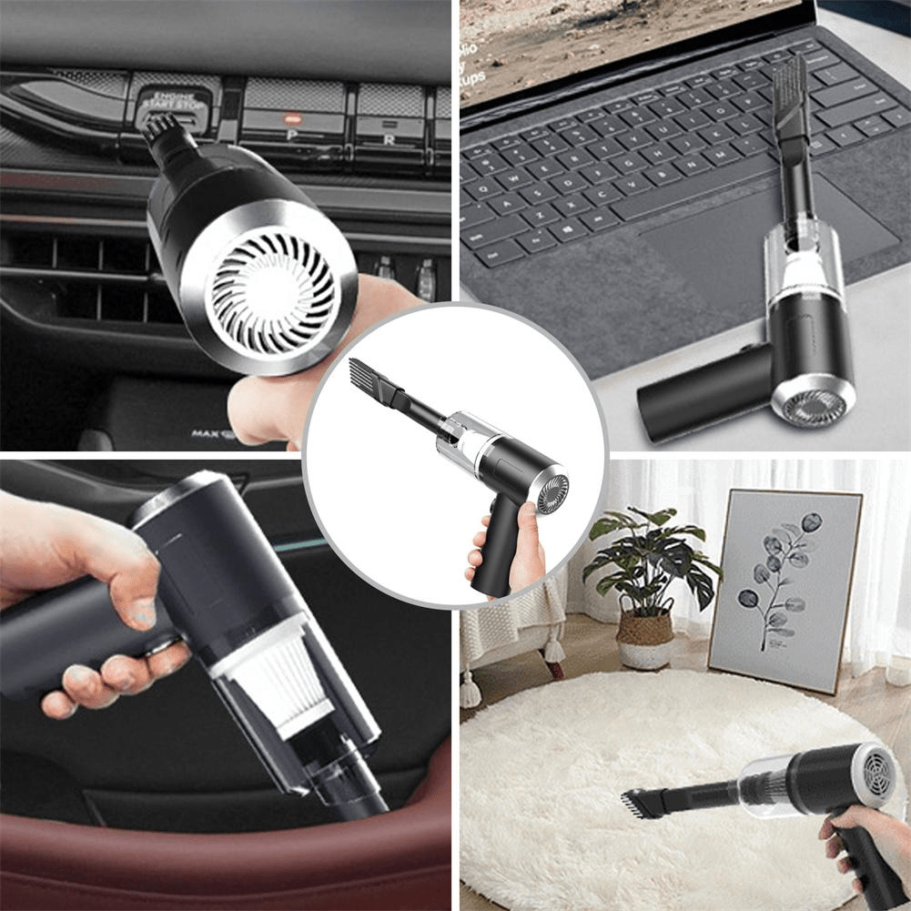 120W Cordless Handheld Vacuum Cleaner Small Mini Portable Car Auto - The Coin Has A Say