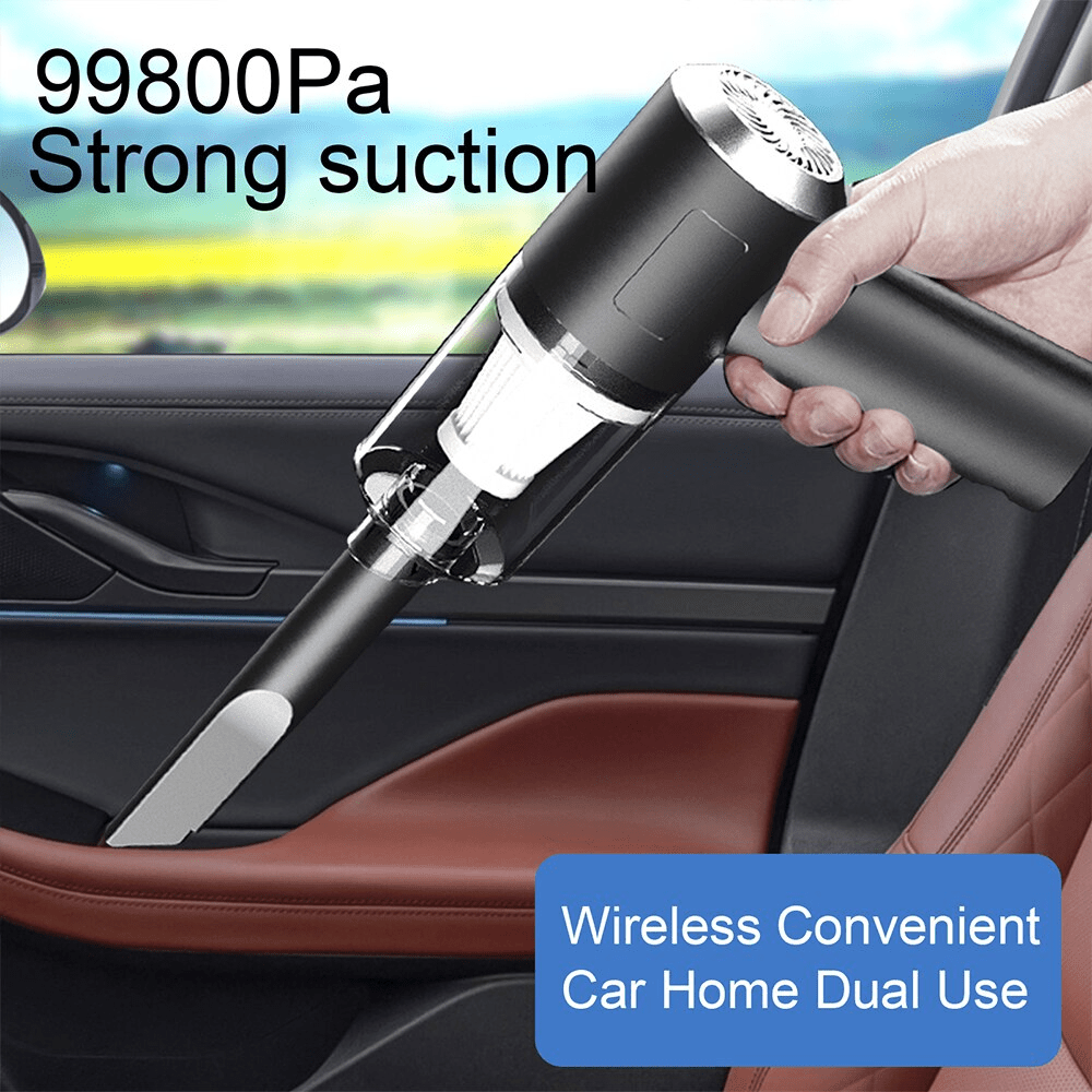 120W Cordless Handheld Vacuum Cleaner Small Mini Portable Car Auto - The Coin Has A Say