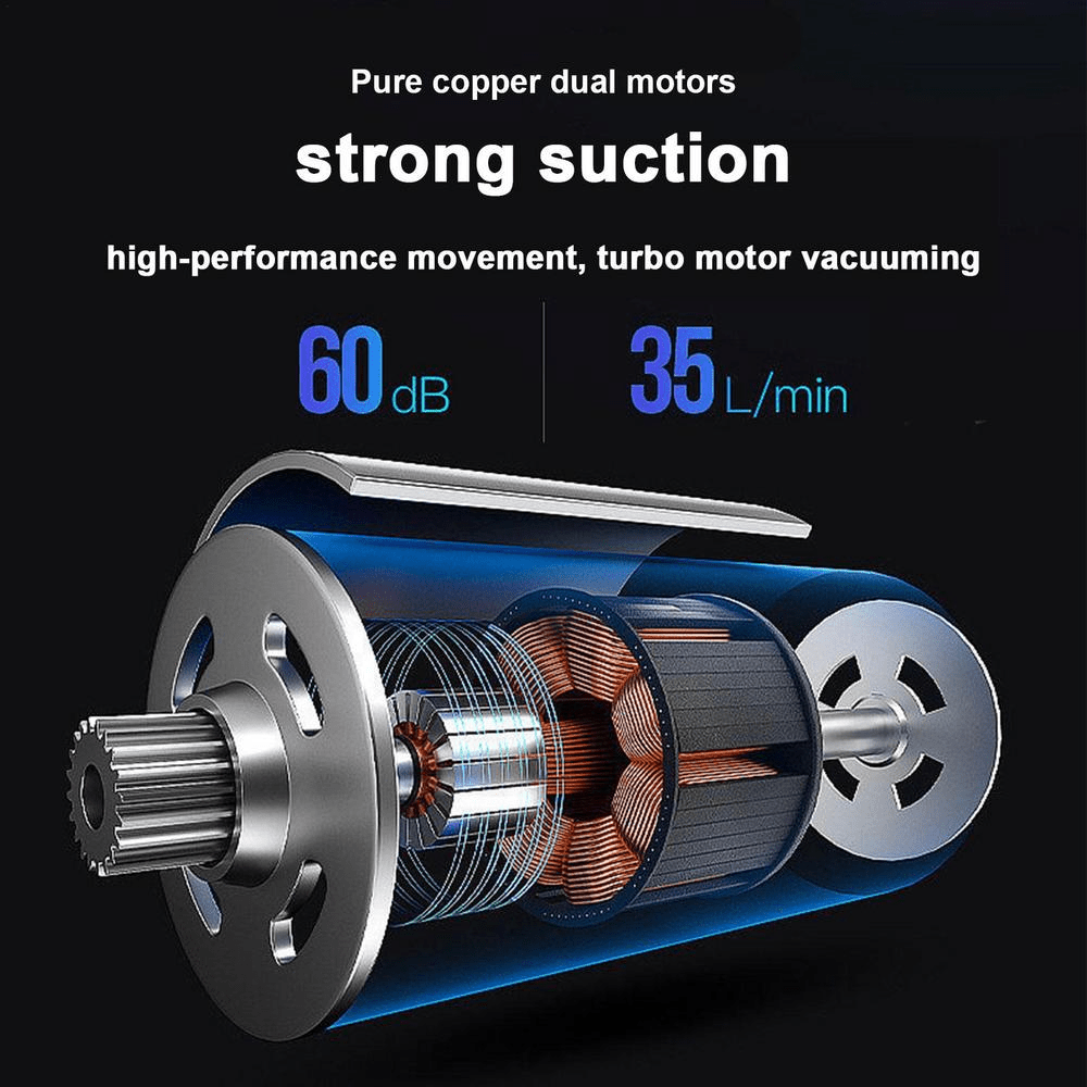 120W Cordless Handheld Vacuum Cleaner Small Mini Portable Car Auto - The Coin Has A Say
