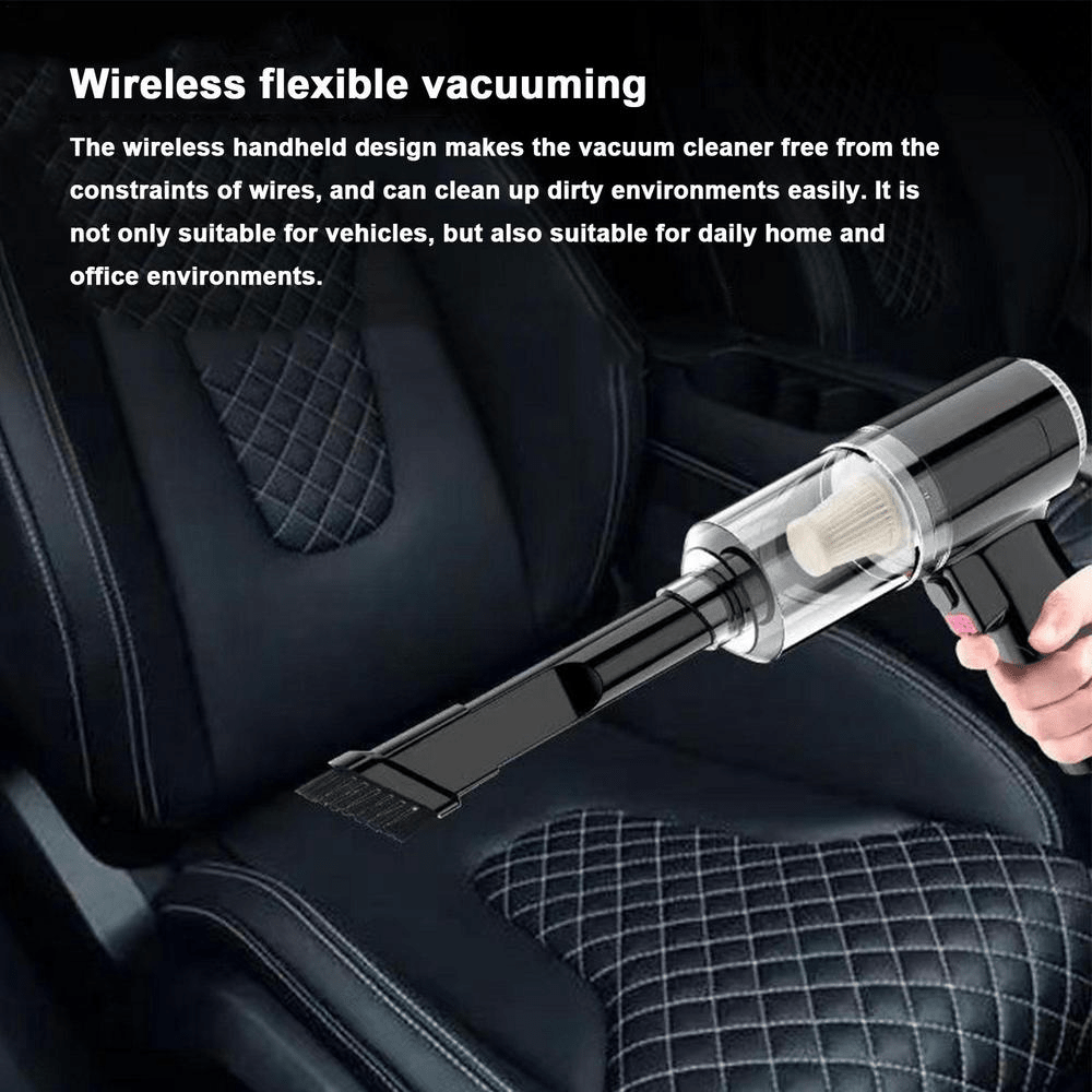 120W Cordless Handheld Vacuum Cleaner Small Mini Portable Car Auto - The Coin Has A Say