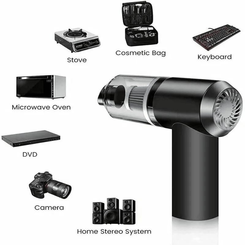 120W Cordless Handheld Vacuum Cleaner Small Mini Portable Car Auto - The Coin Has A Say