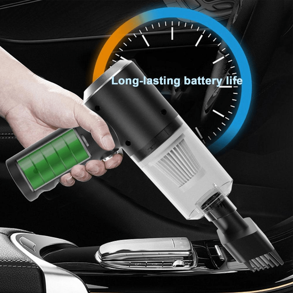 120W Cordless Handheld Vacuum Cleaner Small Mini Portable Car Auto - The Coin Has A Say