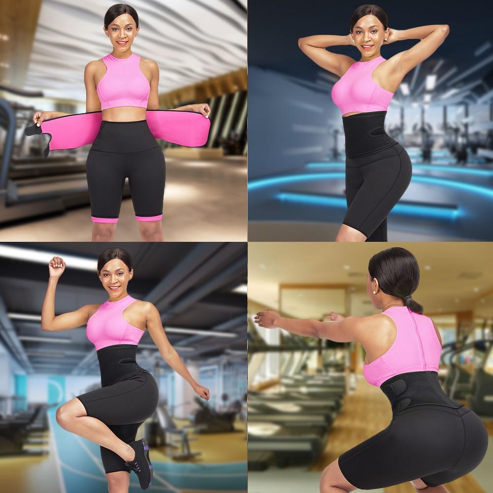2 in 1 Waist Trainer and Hot Neoprene Sauna Sweat Pant Slimming Body - The Coin Has A Say