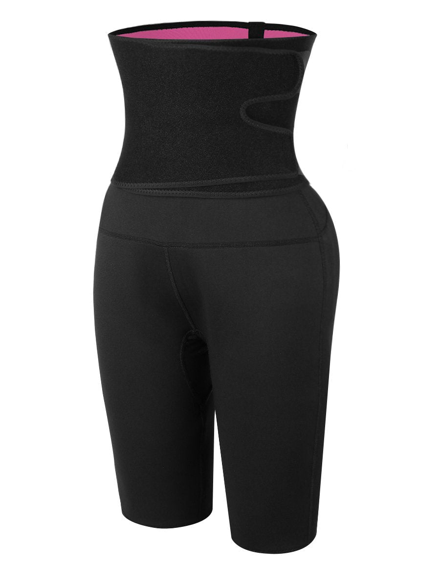 2 in 1 Waist Trainer and Hot Neoprene Sauna Sweat Pant Slimming Body - The Coin Has A Say