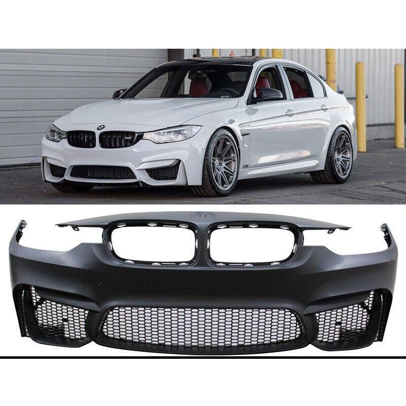 2012-2018 BMW F30 3 Series - M3 Style Front Bumper Conversion PP - The Coin Has A Say