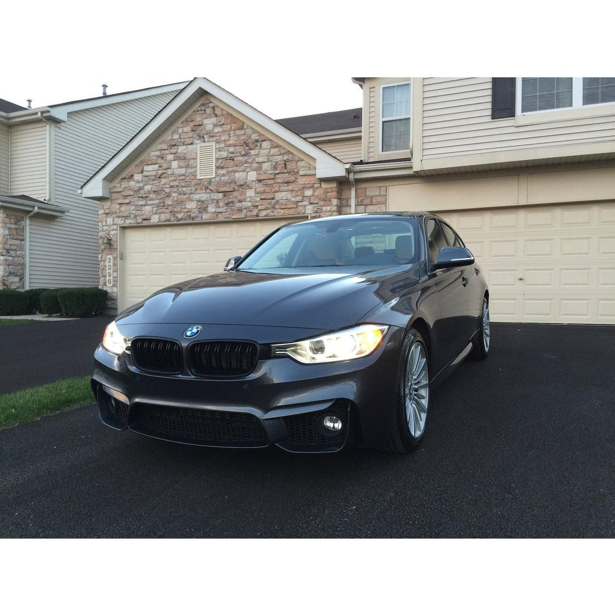 2012-2018 BMW F30 3 Series - M3 Style Front Bumper Conversion PP - The Coin Has A Say
