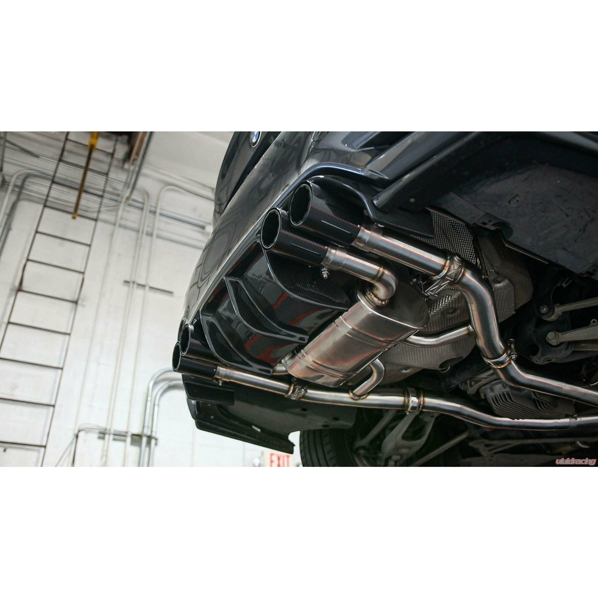 2015-2020 BMW M3 | M4 F8x | Satinless Steel Valvetronic Exhaust System with Carbon Tips - The Coin Has A Say