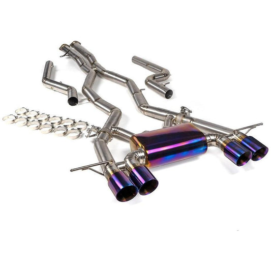 2020+ VR Performance BMW M3 | M4 G8x Titanium Valvetronic Catback Exhaust With 102mm Tips - The Coin Has A Say