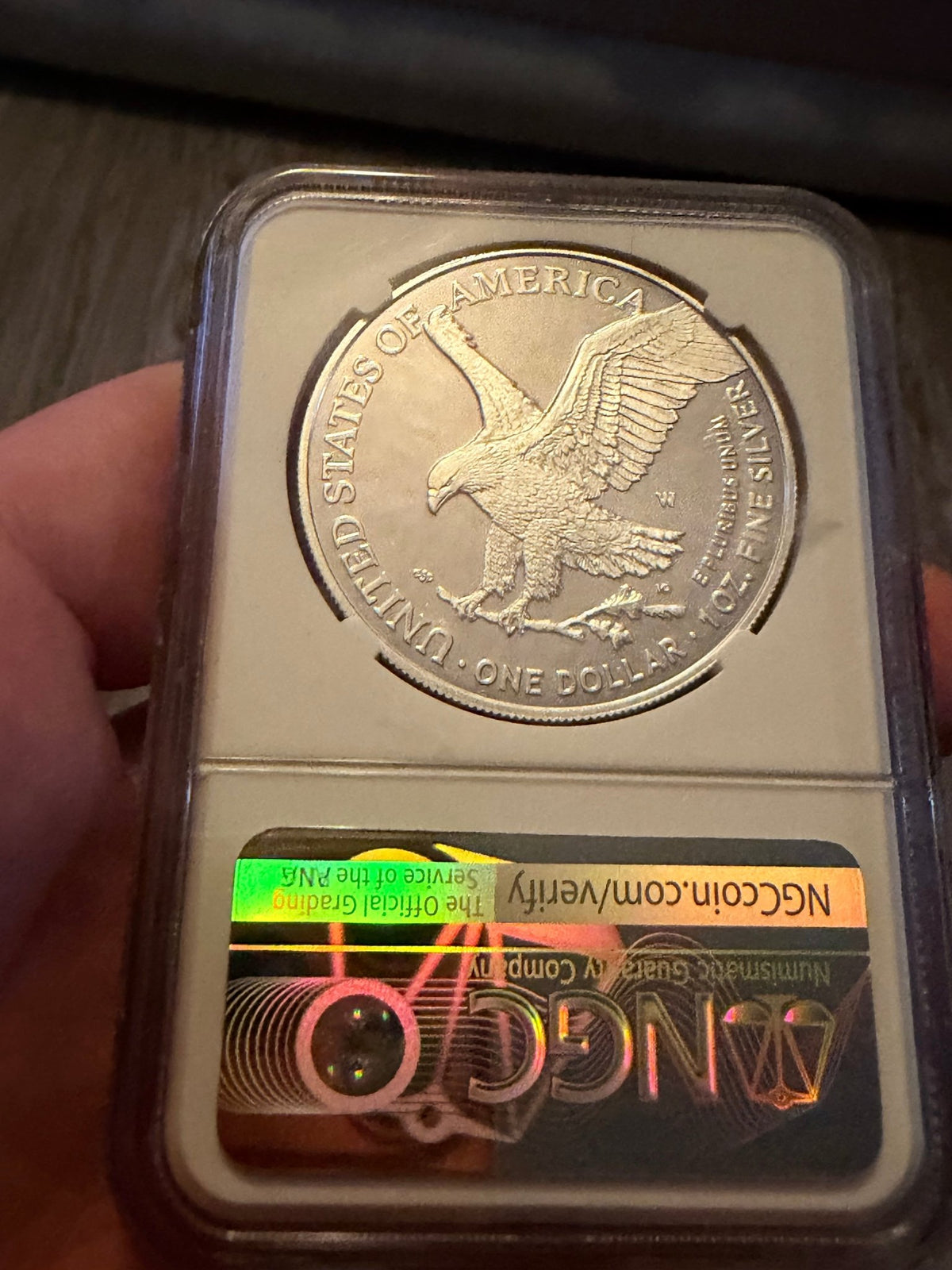 2022 W Eagle S$1 PF 70 ULTRA CAMEO - The Coin Has A Say