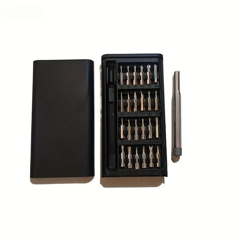25 in 1 mini screwdriver set, flat head and cross shaped small screwdrivers, suitable for electronic products - The Coin Has A Say