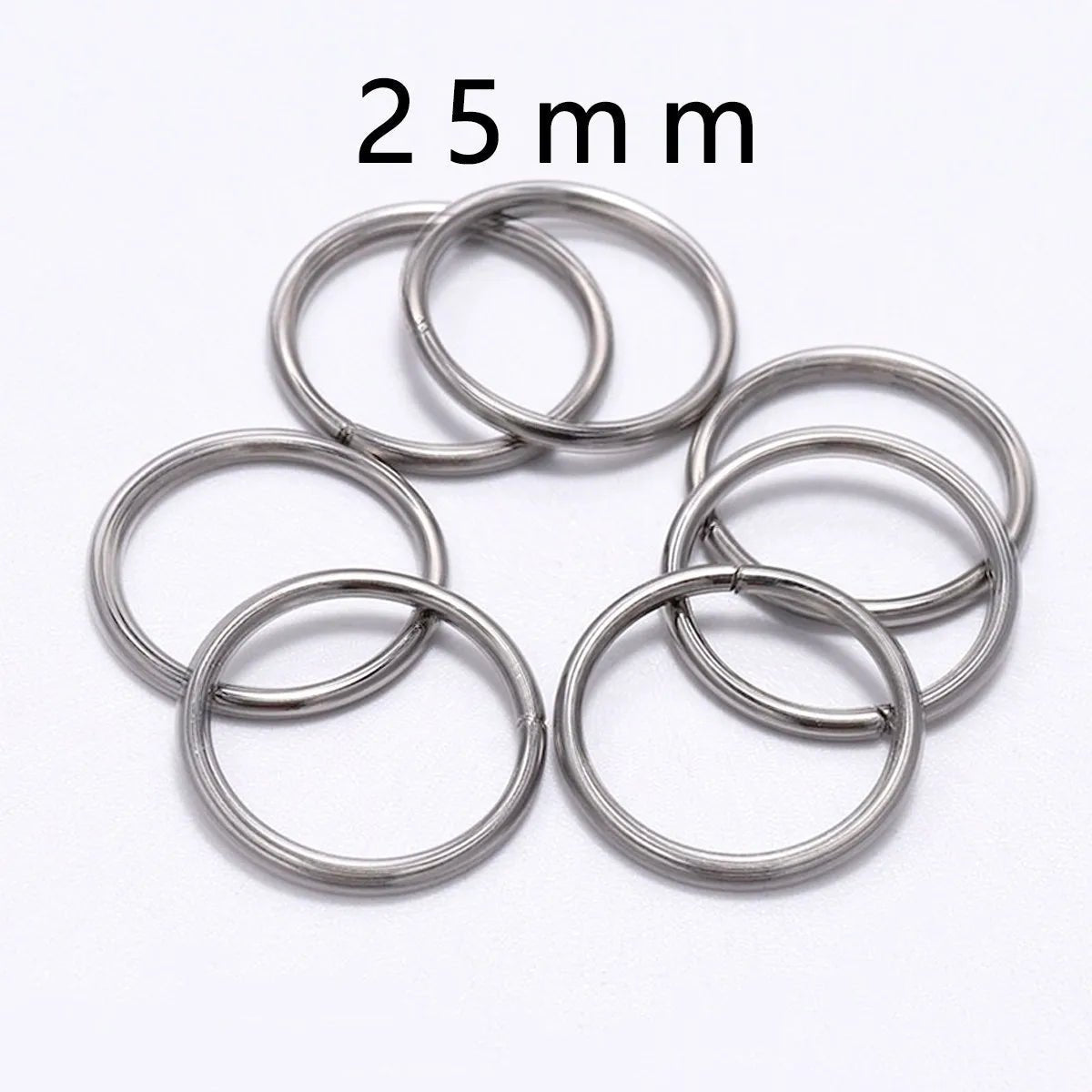 30-200Pcs 3-25mm Stainless Steel Split Ring Open Single Loops Jump Rings Connectors for DIY Jewelry Making Findings Accessories - The Coin Has A Say