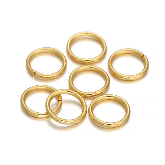 30-200Pcs 3-25mm Stainless Steel Split Ring Open Single Loops Jump Rings Connectors for DIY Jewelry Making Findings Accessories - The Coin Has A Say