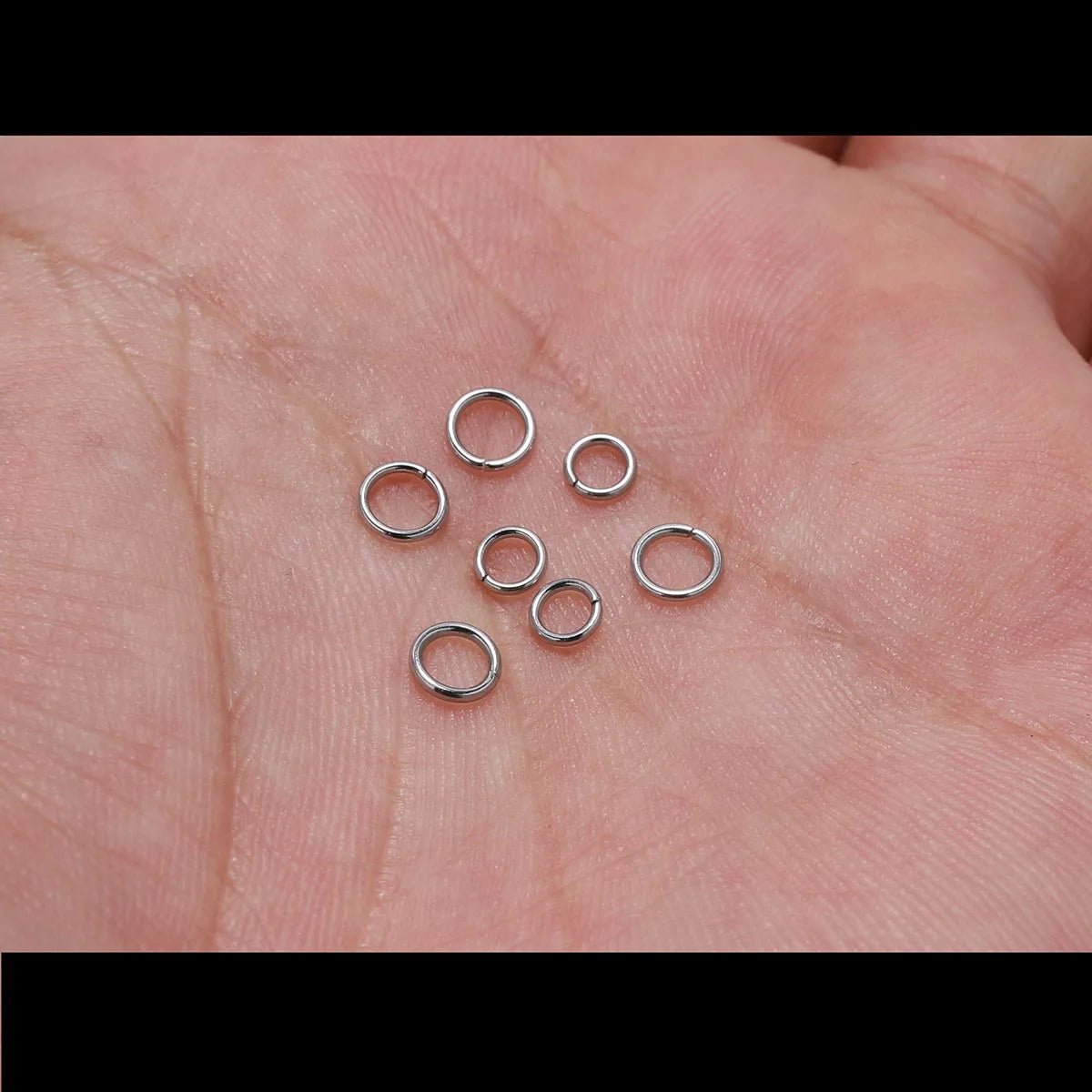 30-200Pcs 3-25mm Stainless Steel Split Ring Open Single Loops Jump Rings Connectors for DIY Jewelry Making Findings Accessories - The Coin Has A Say