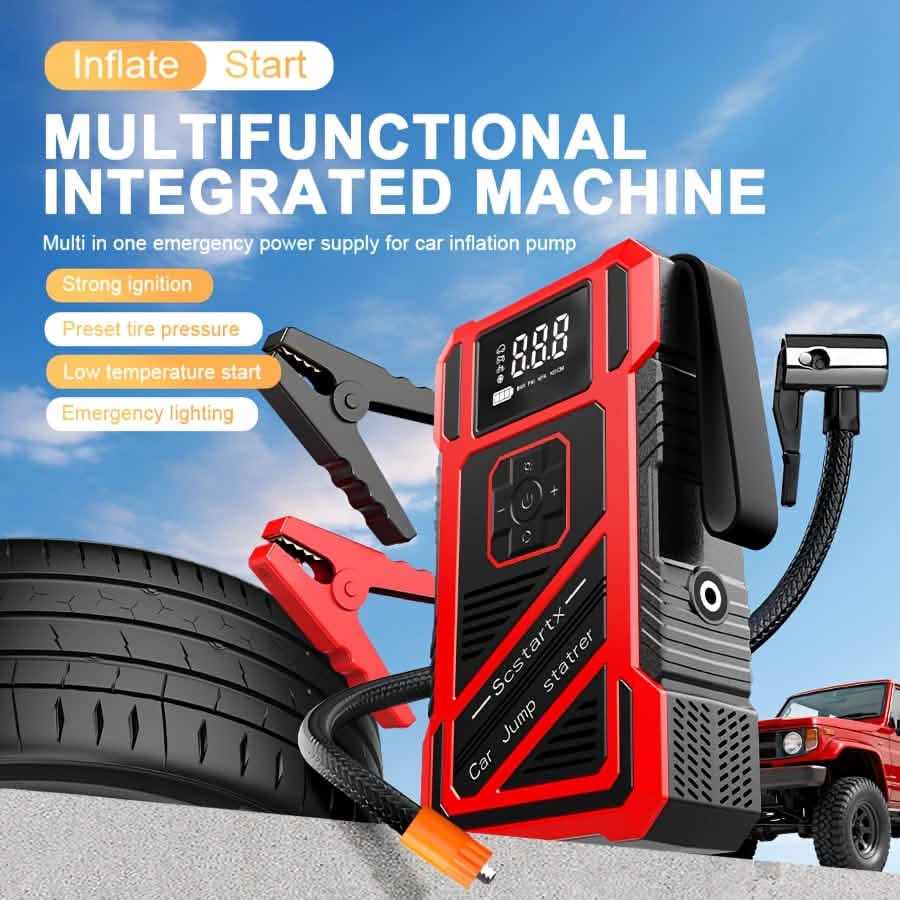 3000A 21V Car Jump Starter & 150PSI Tire Inflator 2-in-1 Portable Compressor - The Coin Has A Say