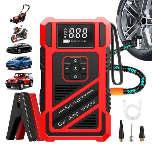 3000A 21V Car Jump Starter & 150PSI Tire Inflator 2-in-1 Portable Compressor - The Coin Has A Say