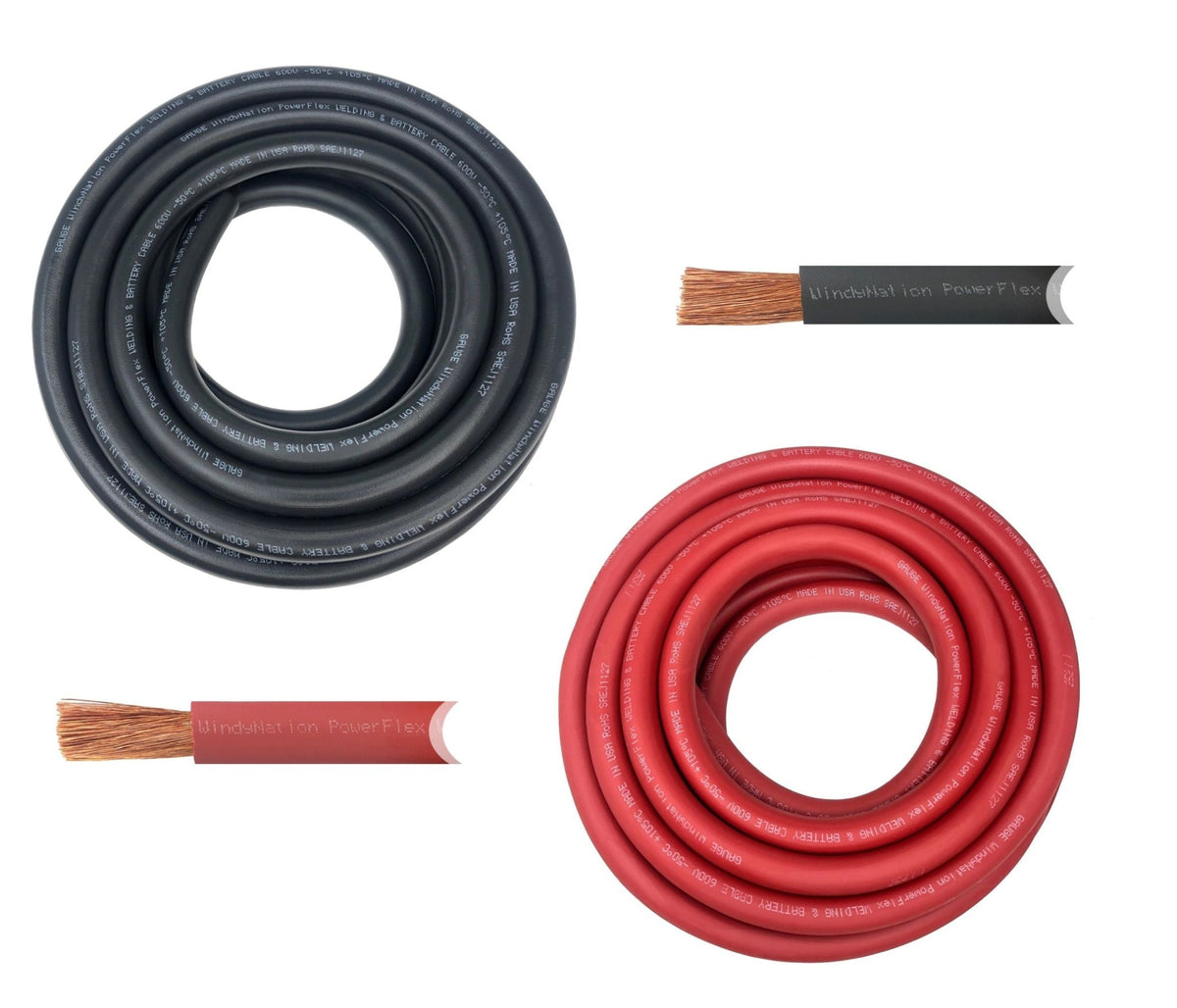 4 Gauge Pure Copper Ultra Flexible Welding & Battery Cable - The Coin Has A Say