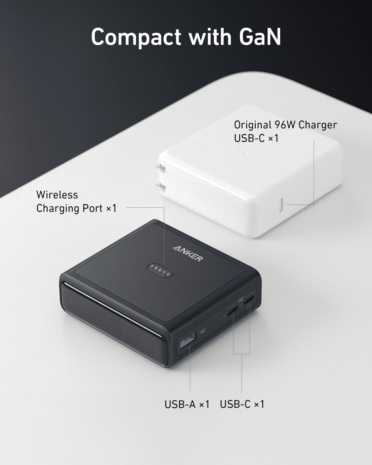 Anker 100W Charging Base for Anker Prime Power Bank - The Coin Has A Say