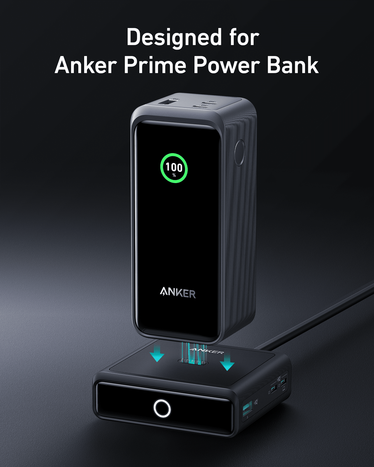 Anker 100W Charging Base for Anker Prime Power Bank - The Coin Has A Say