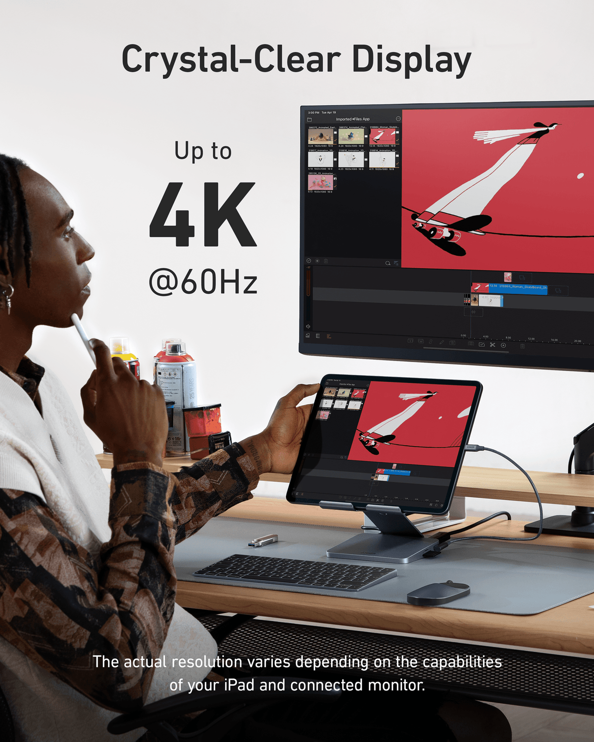 Anker 551 USB-C Hub (8-in-1, Tablet Stand) - The Coin Has A Say