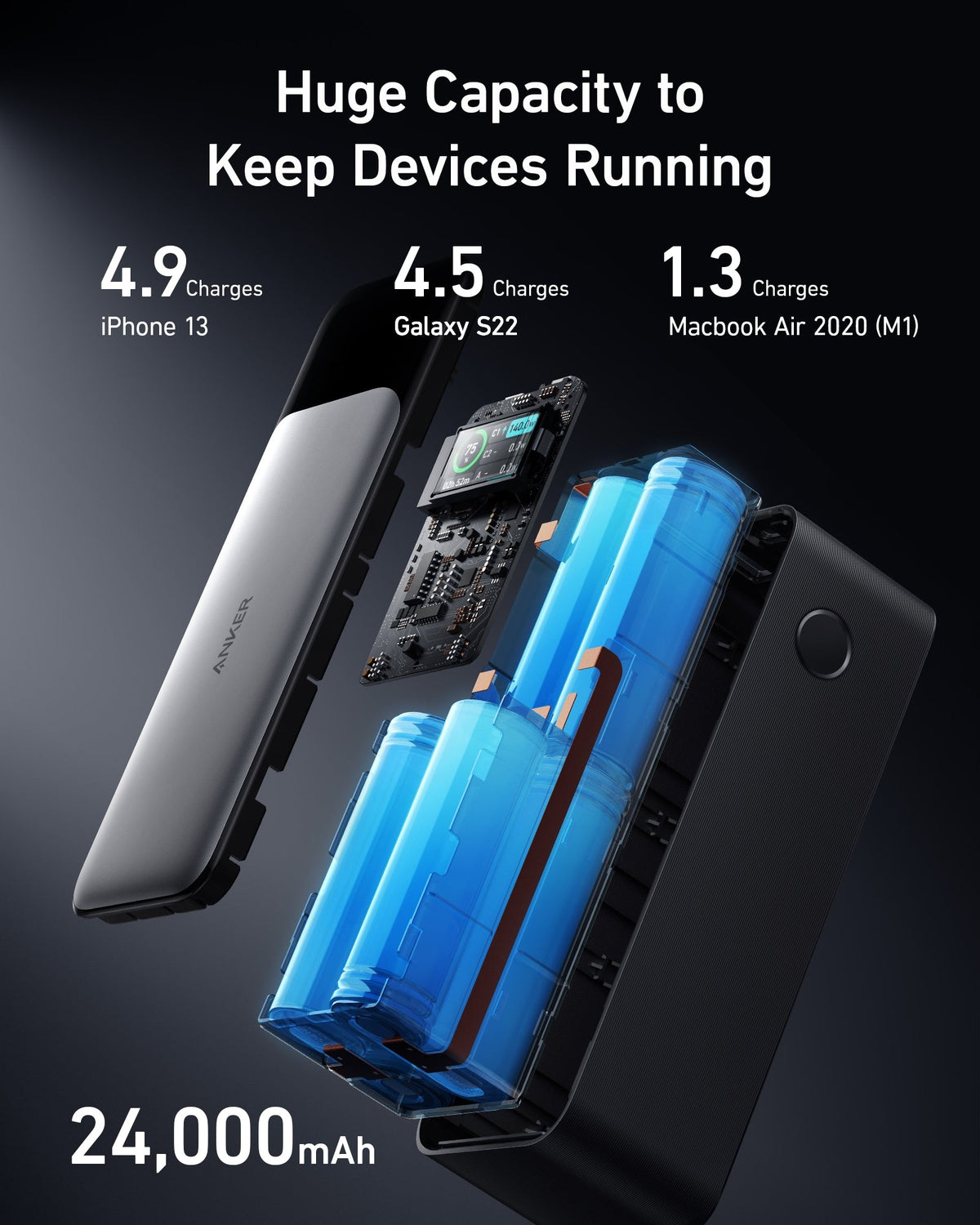 Anker 737 Power Bank (PowerCore 24K) - The Coin Has A Say
