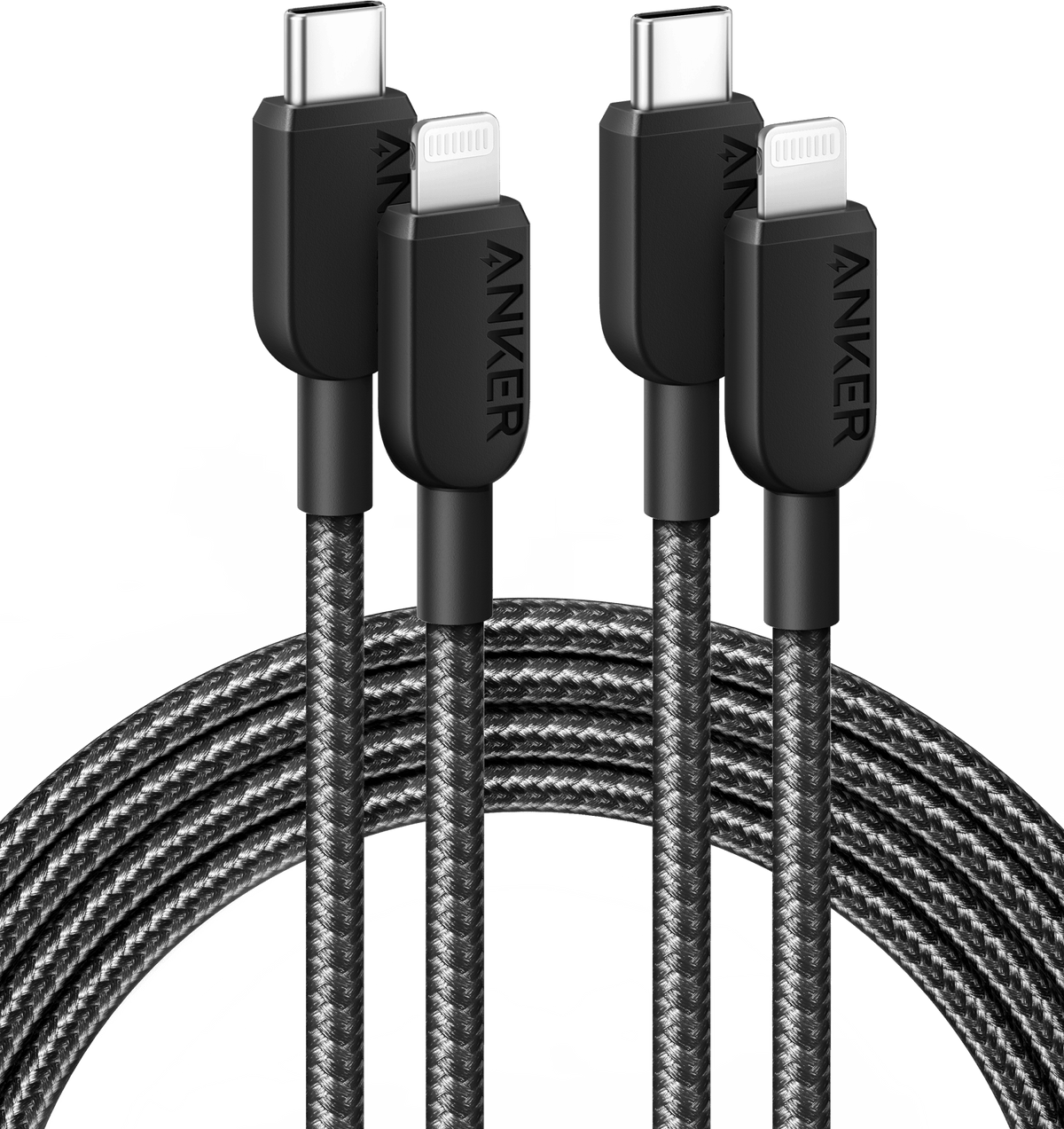 Anker <b>310</b> USB-C to Lightning Cable (6 ft, 2-Pack) - The Coin Has A Say