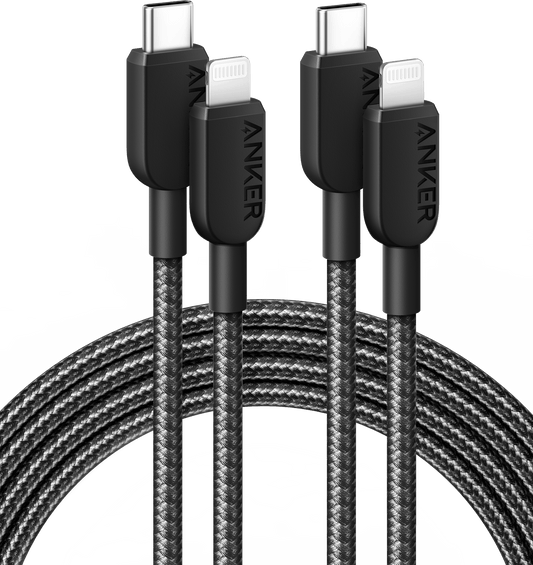 Anker <b>310</b> USB-C to Lightning Cable (6 ft, 2-Pack) - The Coin Has A Say