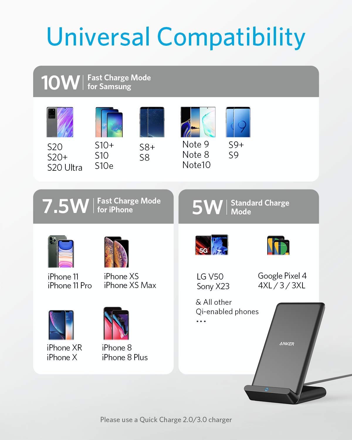 Anker <b>313</b> Wireless Charger (Stand) - The Coin Has A Say