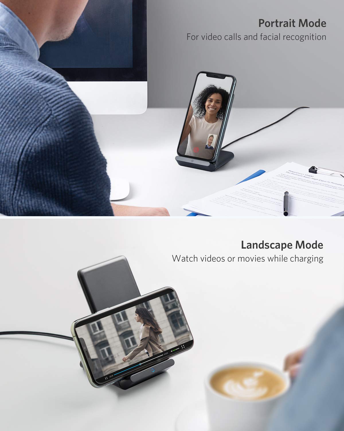 Anker <b>313</b> Wireless Charger (Stand) - The Coin Has A Say