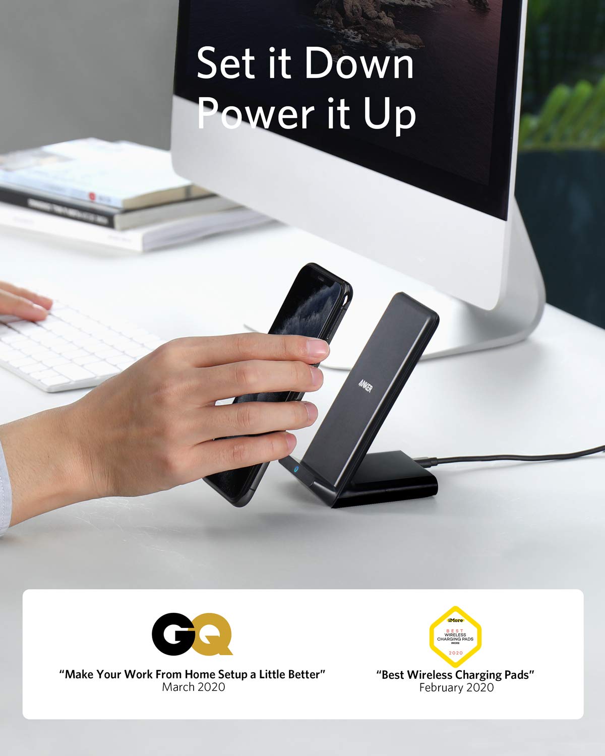 Anker <b>313</b> Wireless Charger (Stand) - The Coin Has A Say