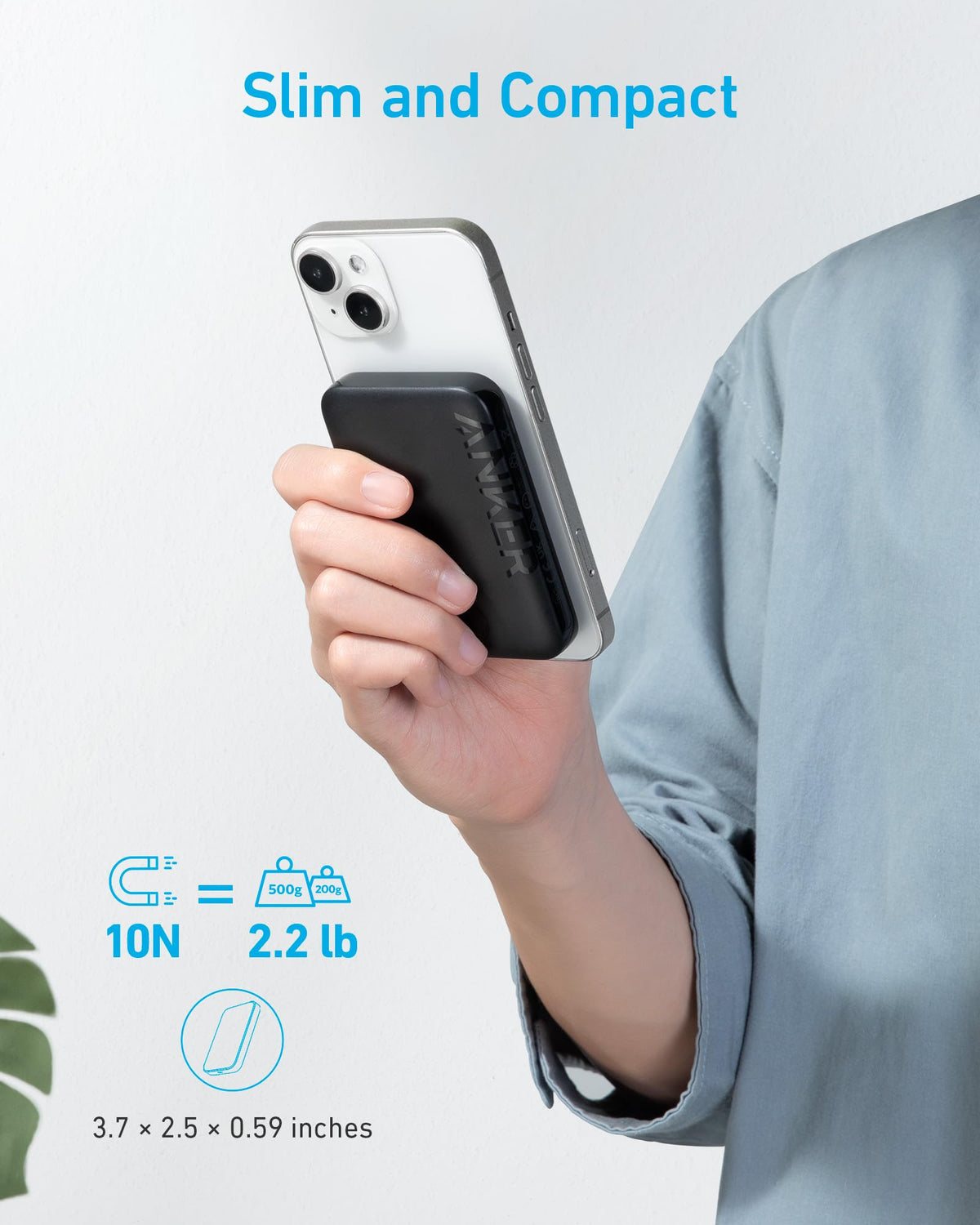 Anker <b>321</b> MagGo Battery (PowerCore Magnetic 5K) - The Coin Has A Say