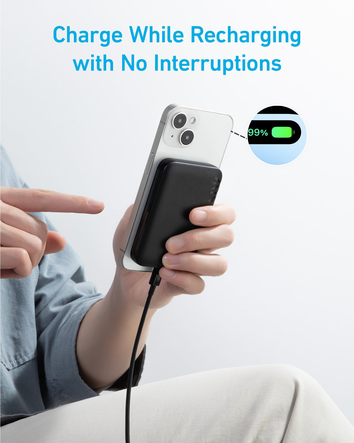 Anker <b>321</b> MagGo Battery (PowerCore Magnetic 5K) - The Coin Has A Say