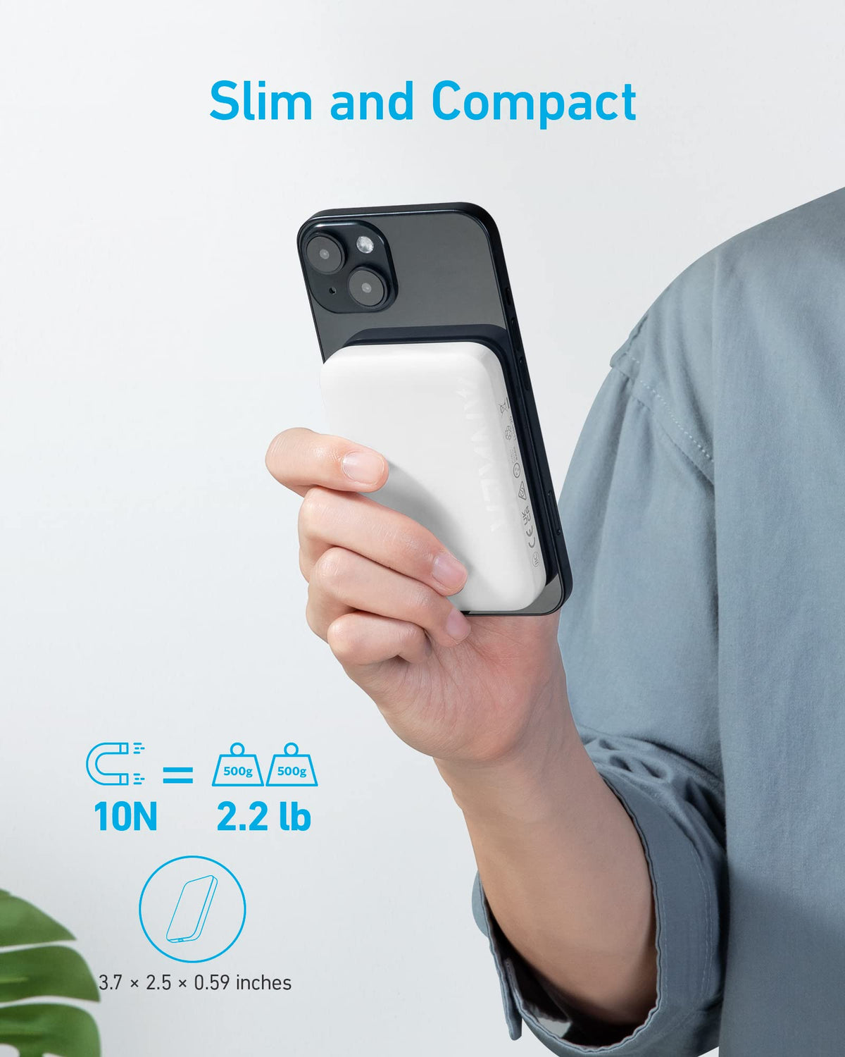 Anker <b>321</b> MagGo Battery (PowerCore Magnetic 5K) - The Coin Has A Say