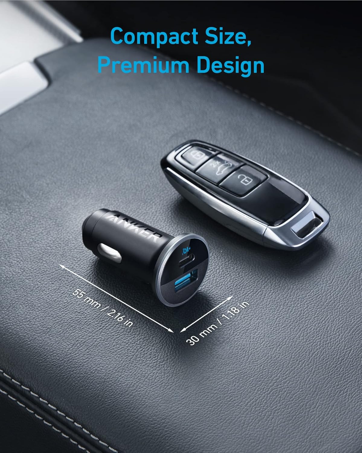 Anker <b>323</b> Car Charger (52.5W) - The Coin Has A Say