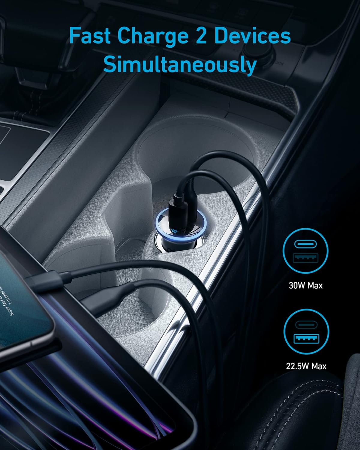 Anker <b>323</b> Car Charger (52.5W) - The Coin Has A Say