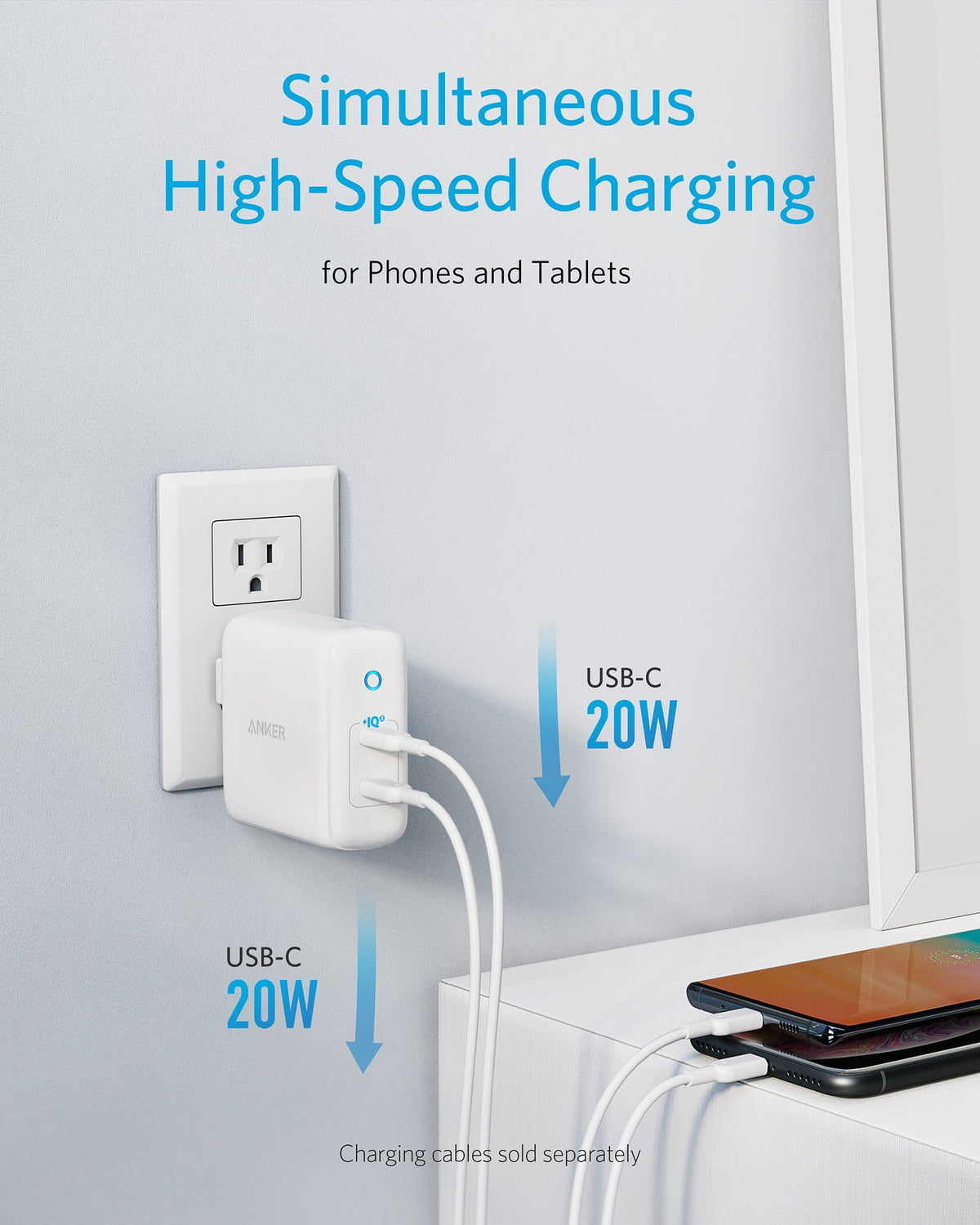Anker <b>324</b> Charger (40W) - The Coin Has A Say