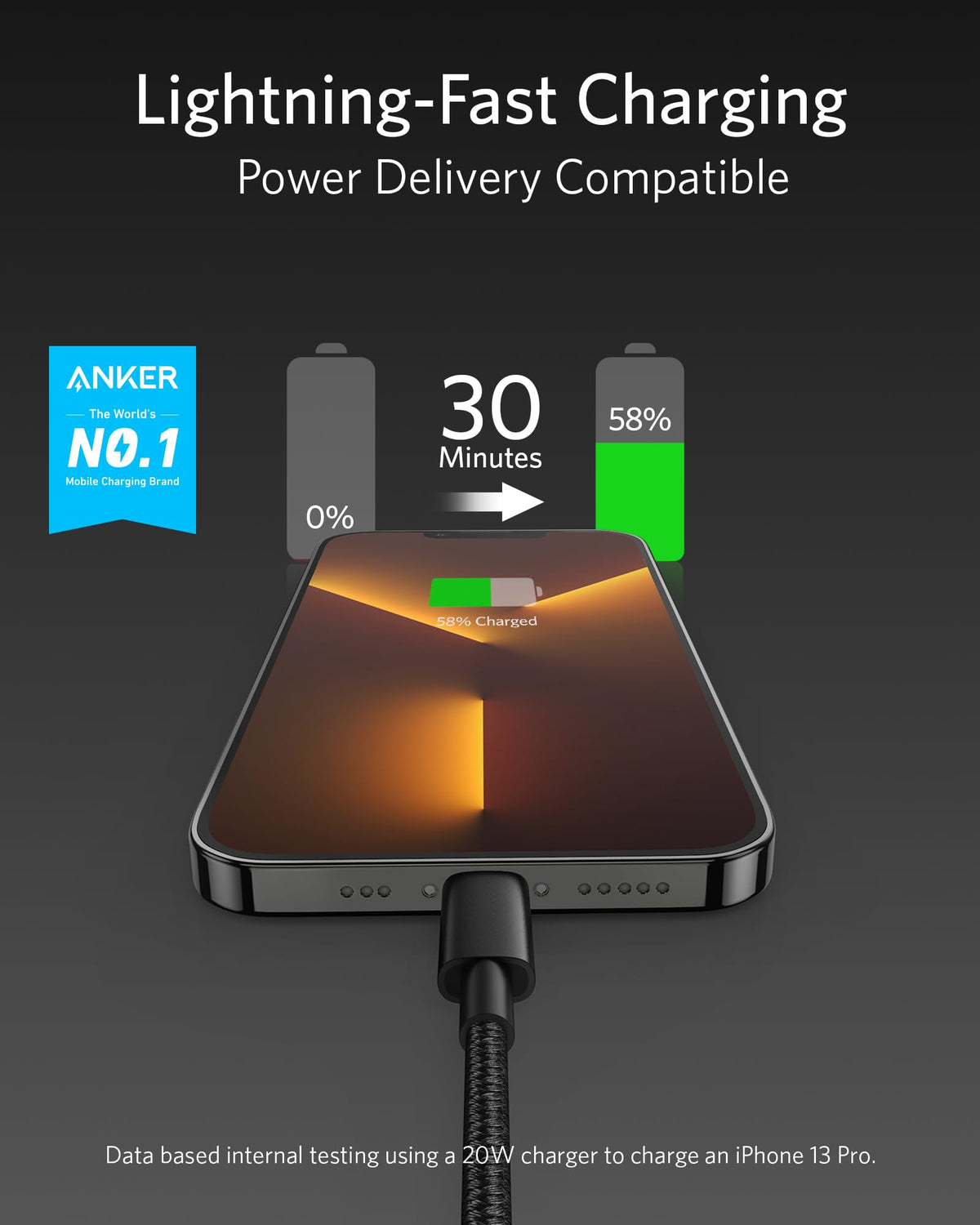 Anker <b>331</b> USB-C to Lightning Cable - The Coin Has A Say