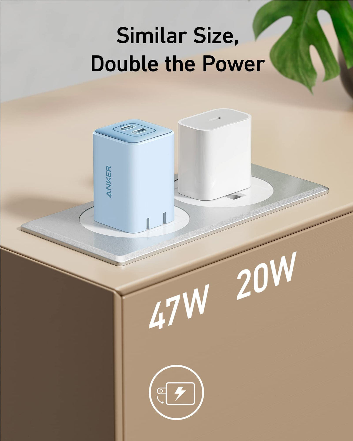 Anker <b>523</b> Charger (Nano 3, 47W) - The Coin Has A Say