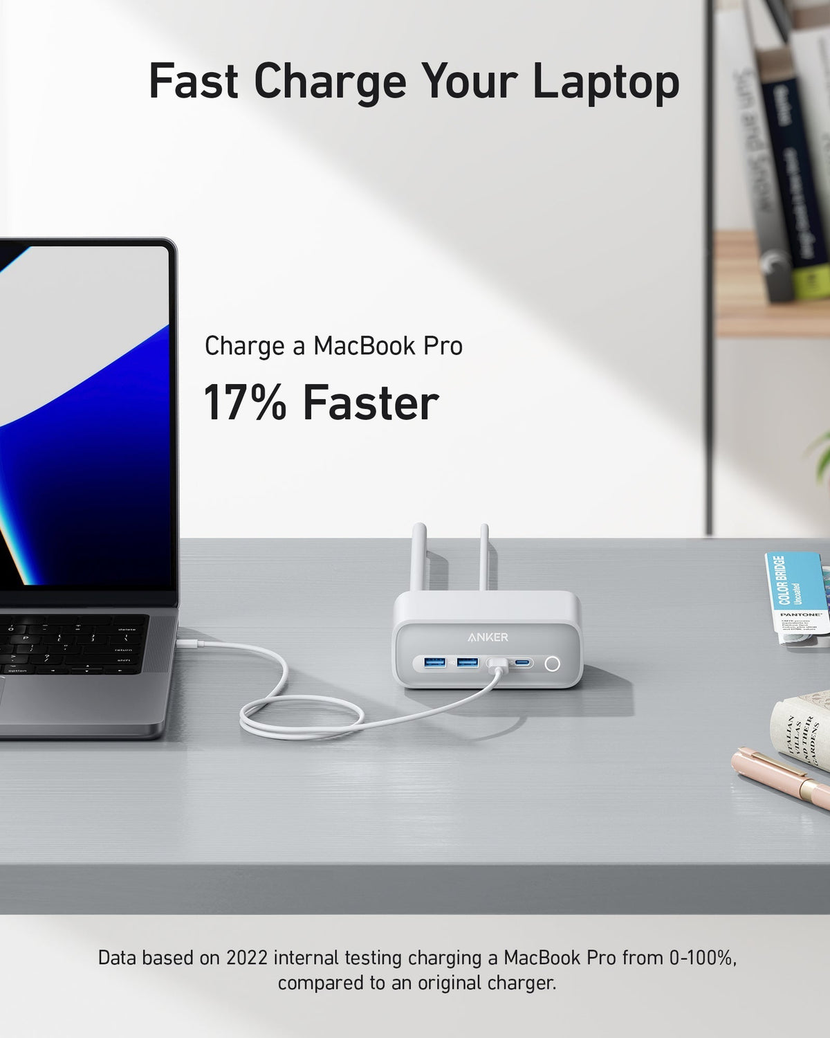 Anker <b>525</b> Charging Station - The Coin Has A Say