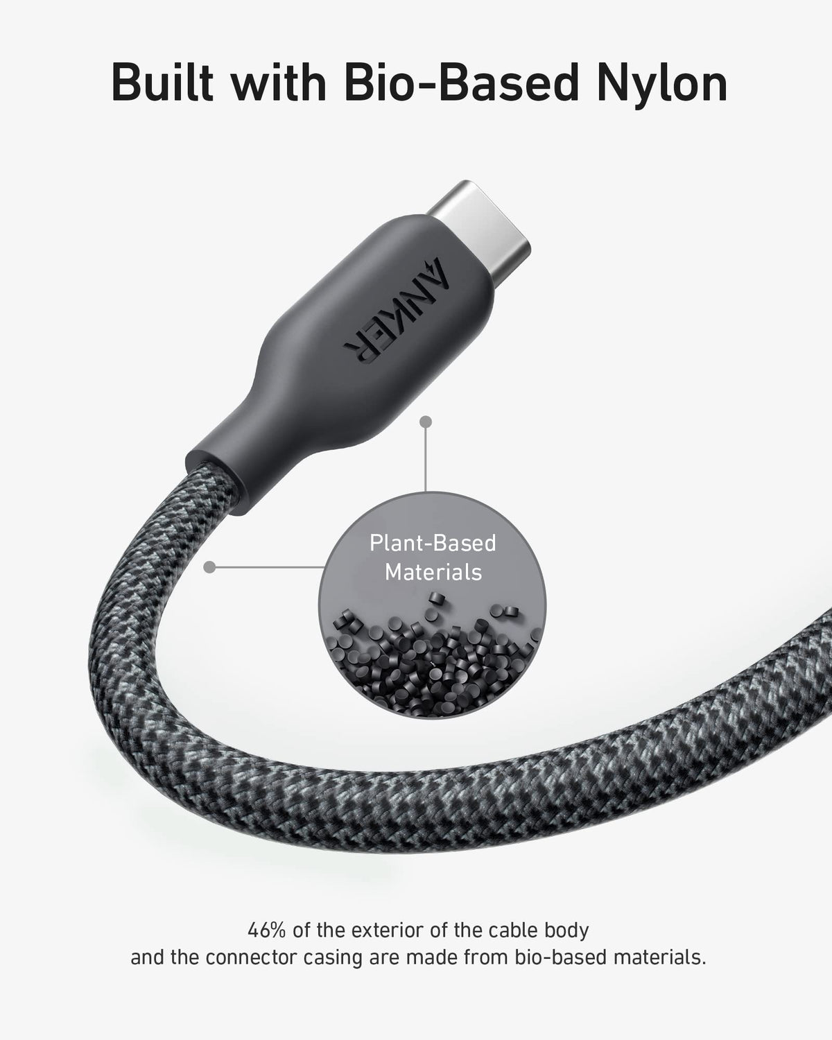 Anker <b>543</b> USB C to USB C Cable (240W, 10 ft) - The Coin Has A Say