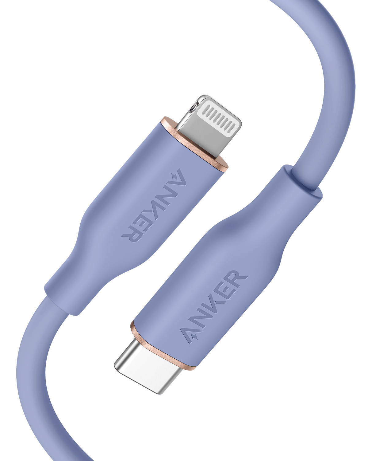 Anker <b>641</b> USB-C to Lightning Cable (Flow, Silicone) - The Coin Has A Say