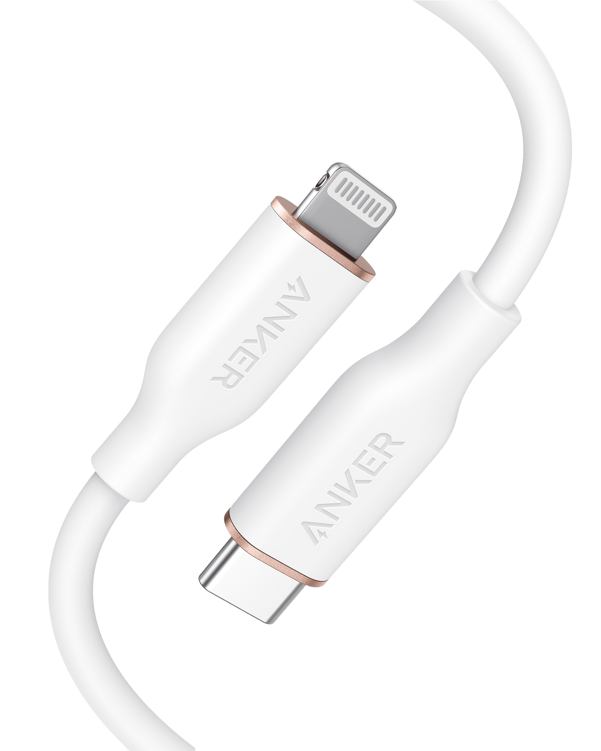 Anker <b>641</b> USB-C to Lightning Cable (Flow, Silicone) - The Coin Has A Say