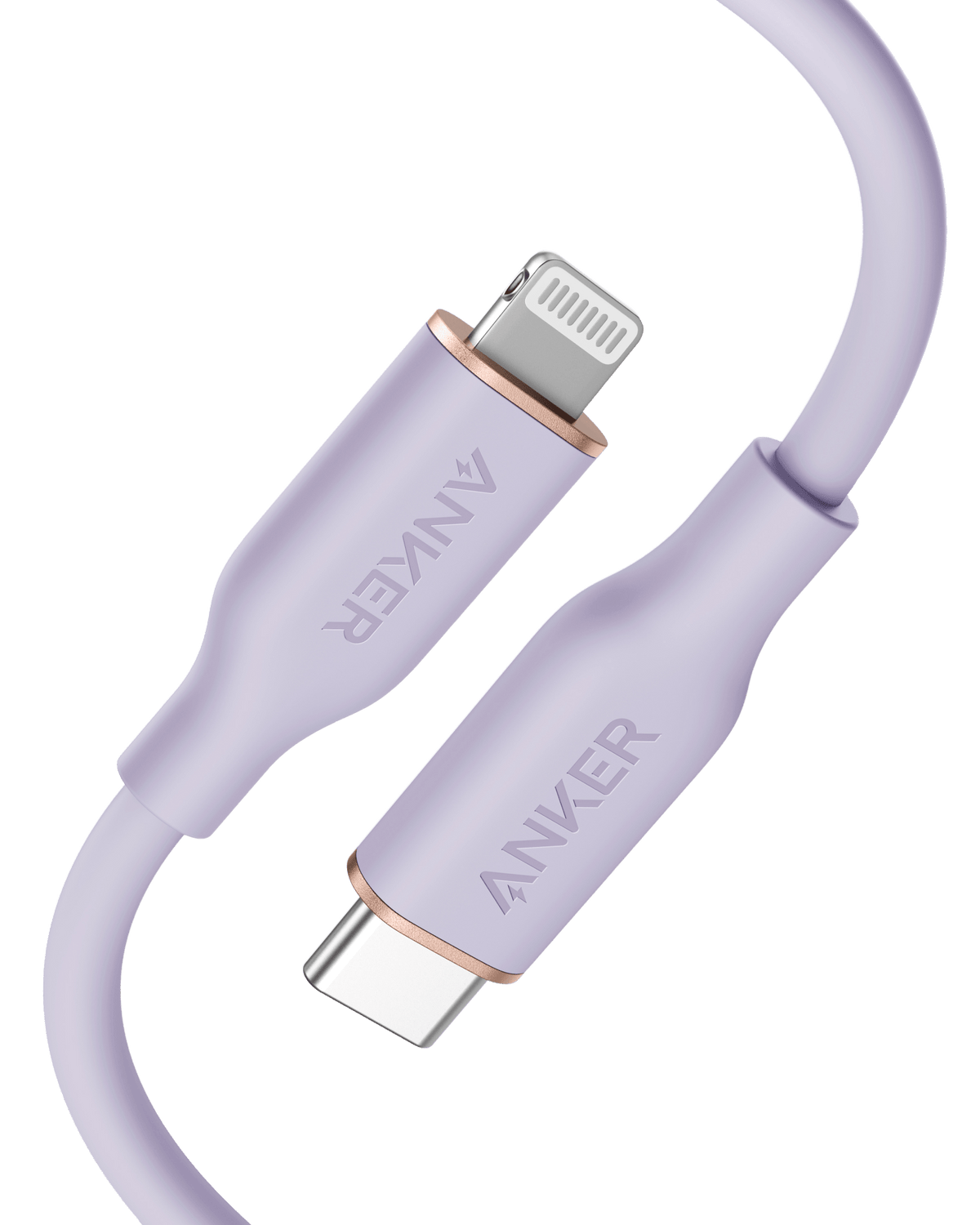 Anker <b>641</b> USB-C to Lightning Cable (Flow, Silicone) - The Coin Has A Say