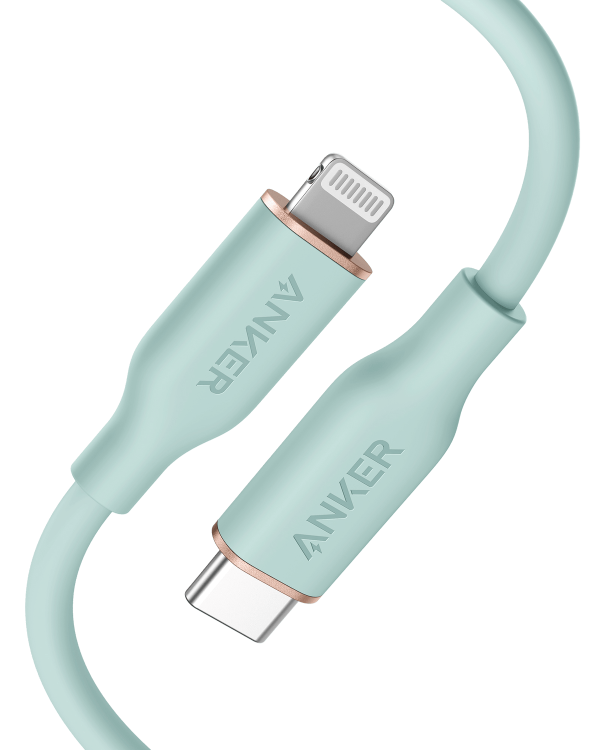Anker <b>641</b> USB-C to Lightning Cable (Flow, Silicone) - The Coin Has A Say