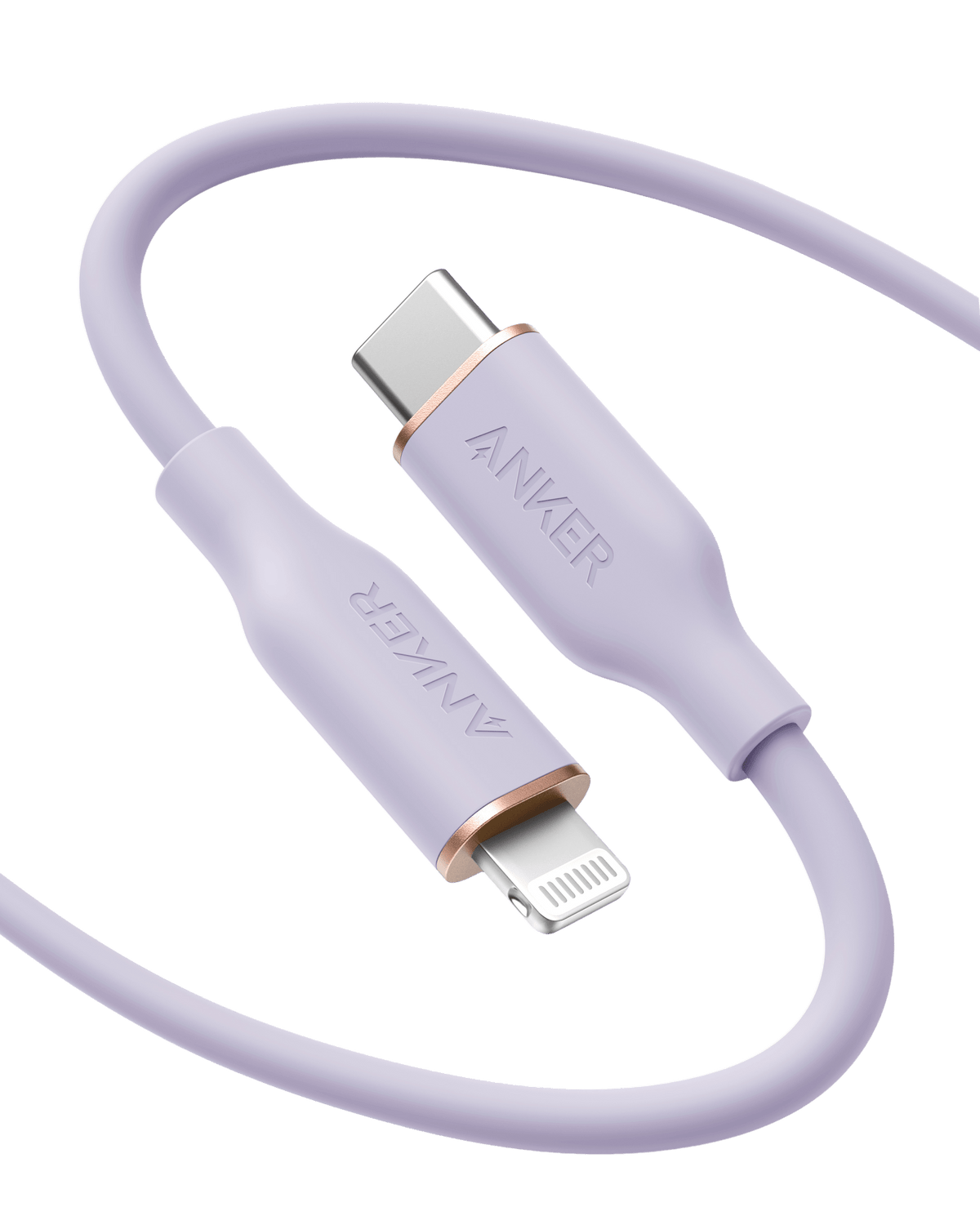 Anker <b>641</b> USB-C to Lightning Cable (Flow, Silicone) - The Coin Has A Say