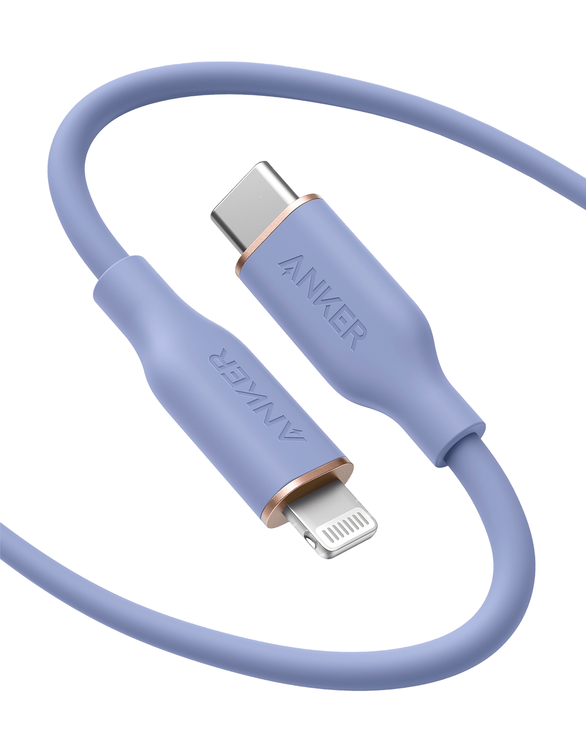 Anker <b>641</b> USB-C to Lightning Cable (Flow, Silicone) - The Coin Has A Say