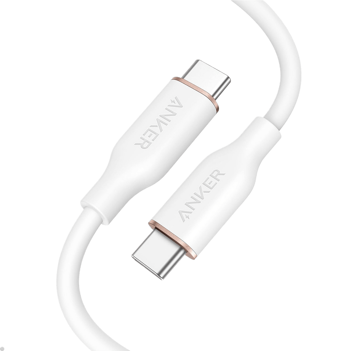 Anker <b>643</b> USB-C to USB-C Cable (Flow, Silicone) - The Coin Has A Say