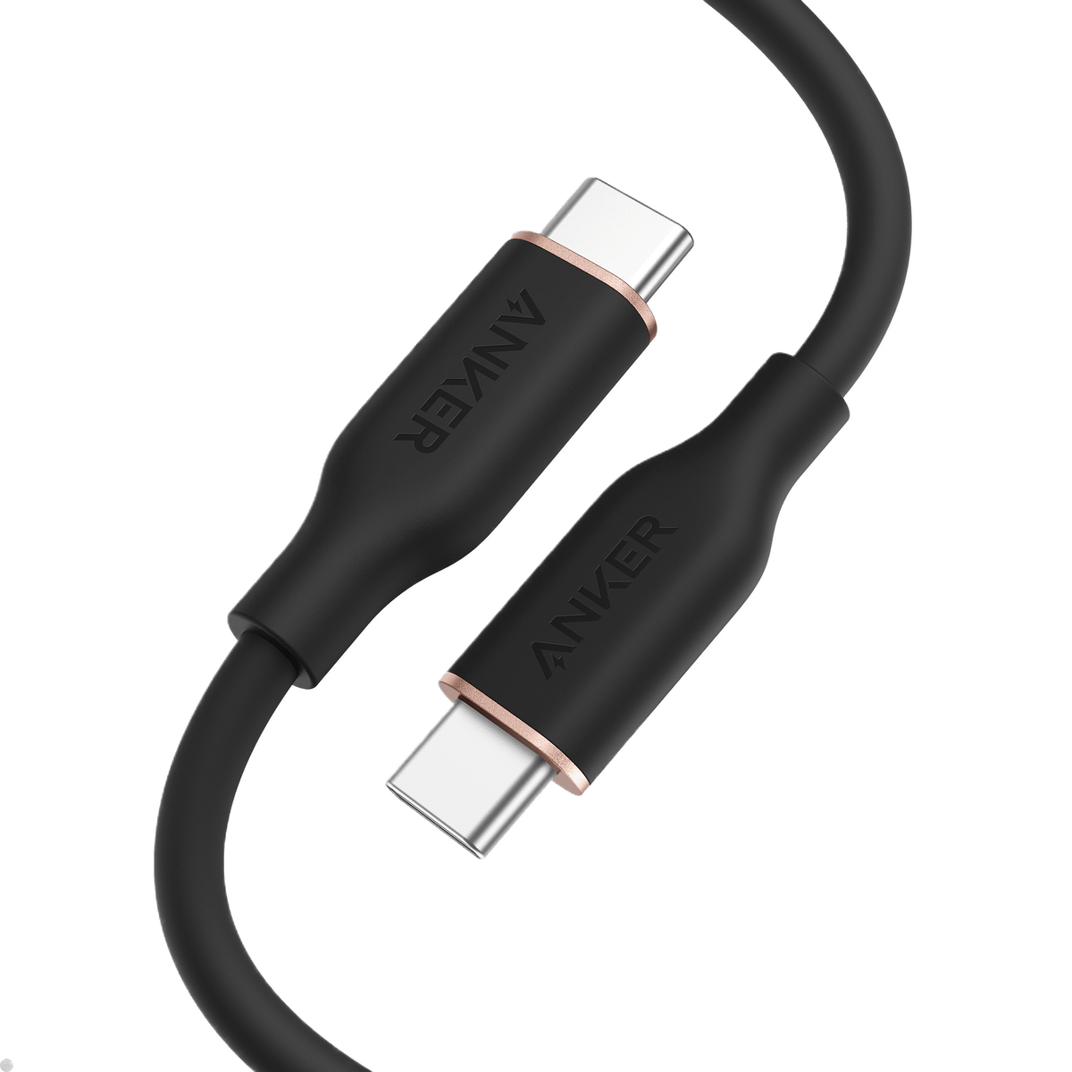 Anker <b>643</b> USB-C to USB-C Cable (Flow, Silicone) - The Coin Has A Say